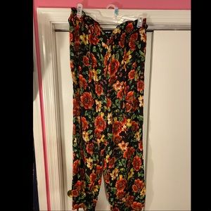 Floral Forever 21 Pants